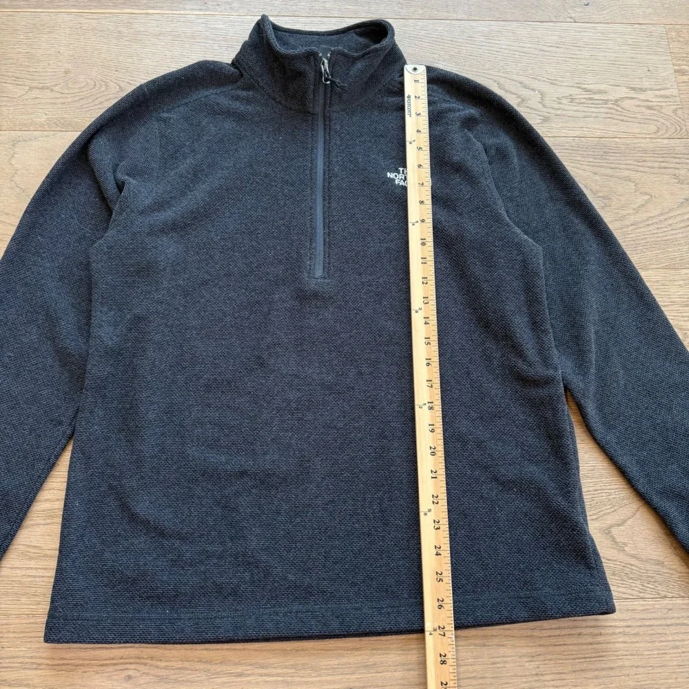 The‎ North Face Mens Skyline 1/4 Zip Fleece Pullover Charcoal Grey L